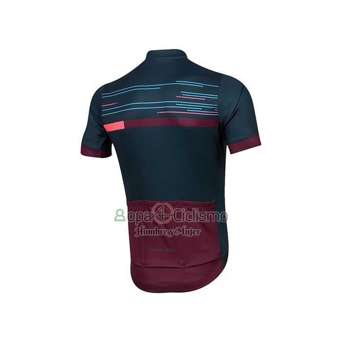 Pearl Izumi Ropa Ciclismo Culotte Corto 2021 Hombre Mangas Cortas APagado Azul Profundo Rojo
